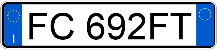 Numer rejestracyjny FC692FT posiada AUDI A4 5a serie Numer rejestracyjny FC692FT posiada AUDI A4 5a serie