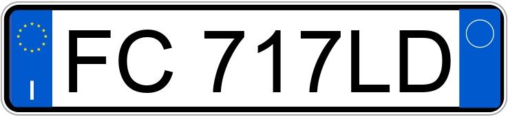 Numer rejestracyjny FC717LD posiada KIA Picanto 3a serie