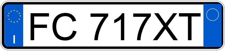 Numer rejestracyjny FC717XT posiada NISSAN Qashqai 2a serie