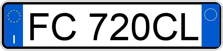 Numer rejestracyjny FC720CL posiada LANCIA Ypsilon 3a serie
