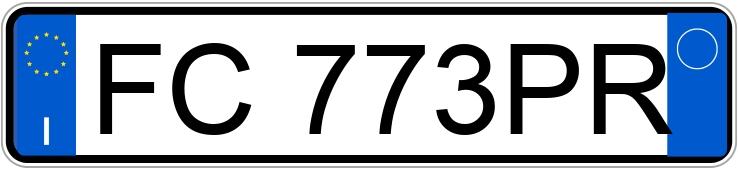 Numer rejestracyjny FC773PR posiada SUZUKI Vitara