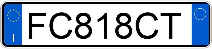 Numer rejestracyjny FC818CT posiada BMW Serie 5