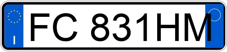 Numer rejestracyjny FC831HM posiada DACIA Duster 1a serie