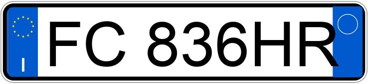 Numer rejestracyjny FC836HR posiada MAZDA Mazda3 3a serie