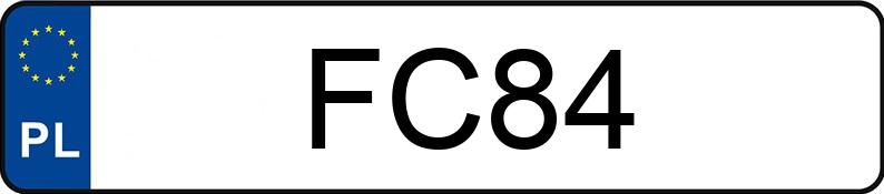 Numer rejestracyjny FC 84 posiada MERCEDES-BENZ E 55 AMG Kat. MR`02 E3 211 E 55 AMG Kat. MR`02 E3 211 - FC84