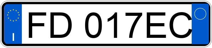 Numer rejestracyjny FD017EC posiada AUDI A5 1a serie