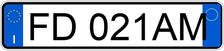 Numer rejestracyjny FD021AM posiada VOLKSWAGEN Golf 7a serie