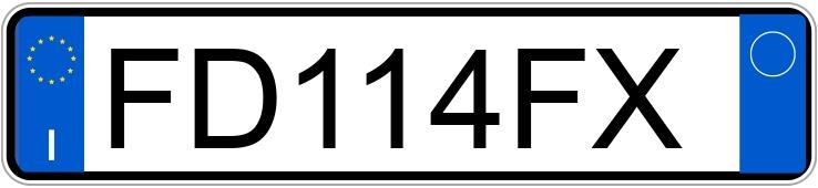 Numer rejestracyjny FD114FX posiada ALFA ROMEO MiTo