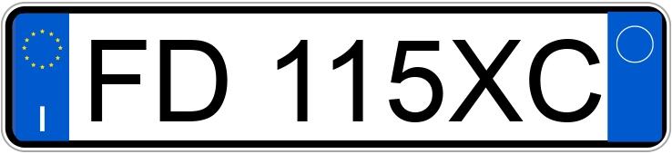 Numer rejestracyjny FD115XC posiada LAND ROVER Discovery Sport