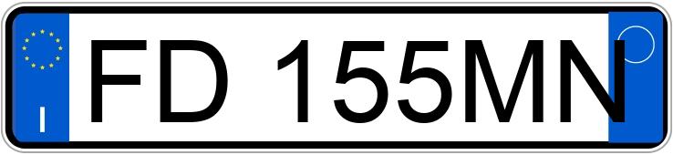 Numer rejestracyjny FD155MN posiada AUDI A3 3a serie