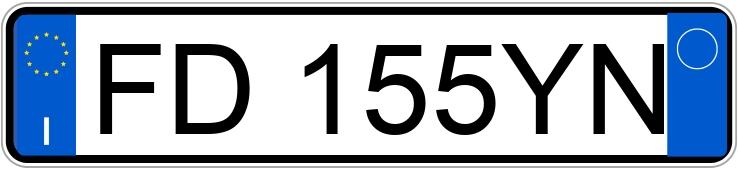 Numer rejestracyjny FD155YN posiada AUDI A3 3a serie