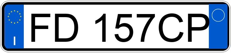 The registration number FD157CP has FORD ECOSPORT