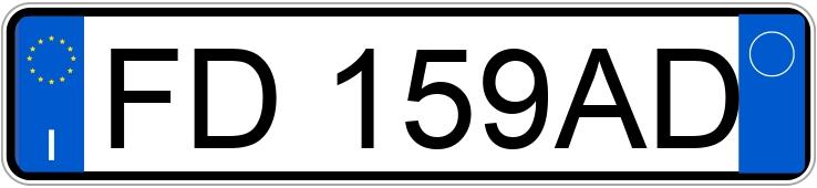 Numer rejestracyjny FD159AD posiada VOLKSWAGEN Golf 7a serie Numer rejestracyjny FD159AD posiada VOLKSWAGEN Golf 7a serie