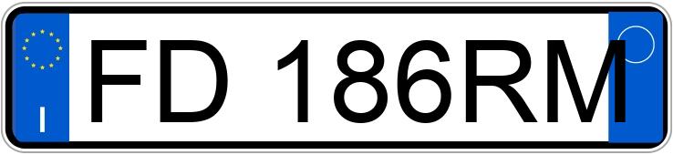 Numer rejestracyjny FD186RM posiada LANCIA Ypsilon 3a serie Numer rejestracyjny FD186RM posiada LANCIA Ypsilon 3a serie