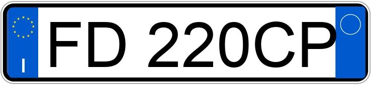 Numer rejestracyjny FD220CP posiada FORD Focus 3a serie