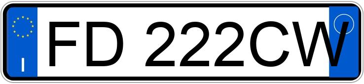 Numer rejestracyjny FD222CW posiada OPEL Mokka 1a serie