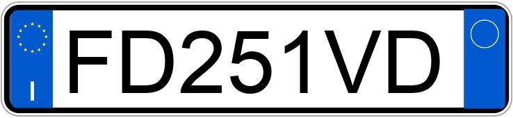 Numer rejestracyjny FD251VD posiada BMW Serie 1 Coupe