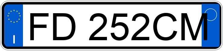 Numer rejestracyjny FD252CM posiada OPEL Corsa 5a serie