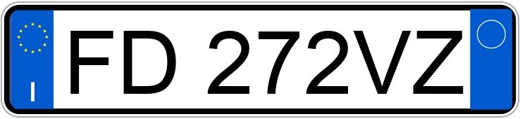 Numer rejestracyjny FD272VZ posiada FIAT Panda 3a serie