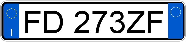 Numer rejestracyjny FD273ZF posiada MERCEDES Classe A