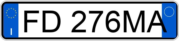 Numer rejestracyjny FD276MA posiada Peugeot 208