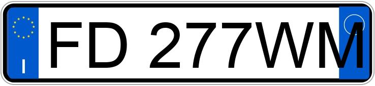 Numer rejestracyjny FD277WM posiada NISSAN Micra 4a serie