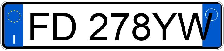 Numer rejestracyjny FD278YW posiada AUDI A3 3a serie Numer rejestracyjny FD278YW posiada AUDI A3 3a serie