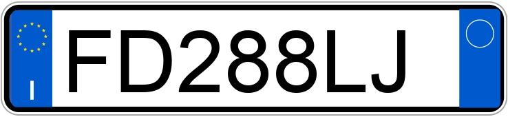 Numer rejestracyjny FD288LJ posiada VOLKSWAGEN up!