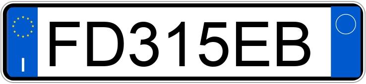 Numer rejestracyjny FD315EB posiada RENAULT Megane 3a serie