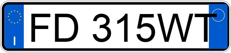 Numer rejestracyjny FD315WT posiada JEEP Renegade