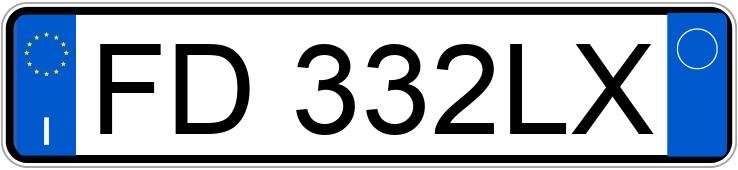 Numer rejestracyjny FD332LX posiada MINI Mini 4a serie