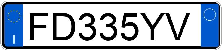 Numer rejestracyjny FD335YV posiada VOLKSWAGEN Polo 5a serie