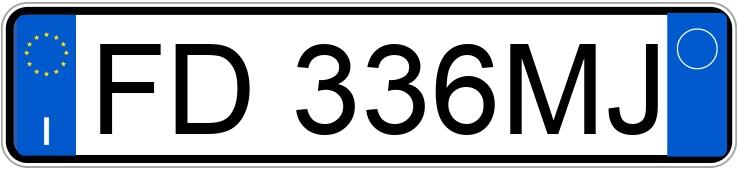 Numer rejestracyjny FD336MJ posiada MERCEDES Classe A