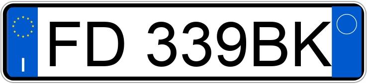 Numer rejestracyjny FD339BK posiada AUDI A3 3a serie Numer rejestracyjny FD339BK posiada AUDI A3 3a serie
