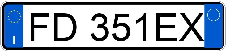 Numer rejestracyjny FD351EX posiada DACIA Duster 1a serie