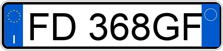 Numer rejestracyjny FD368GF posiada LANCIA Ypsilon 3a serie