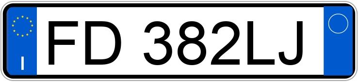 Numer rejestracyjny FD382LJ posiada AUDI A3 3a serie