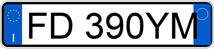 Numer rejestracyjny FD390YM posiada CITROEN C3 2a serie