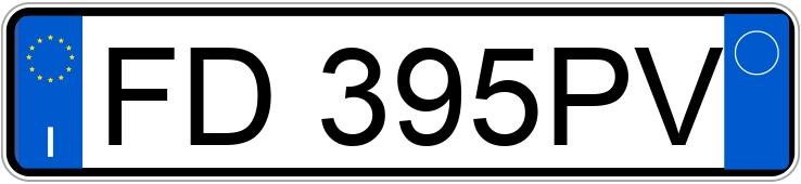 Numer rejestracyjny FD395PV posiada PEUGEOT 5008 1a serie