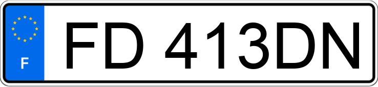 Numer rejestracyjny FD413DN posiada FORD KUGA
