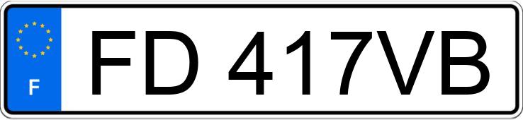 Numer rejestracyjny FD417VB posiada RENAULT MEGANE IV