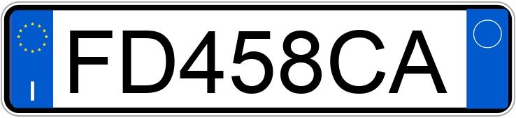 Numer rejestracyjny FD458CA posiada FORD Fiesta 6a serie