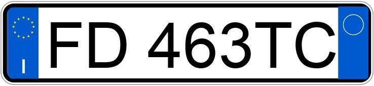 Numer rejestracyjny FD463TC posiada AUDI A3 3a serie