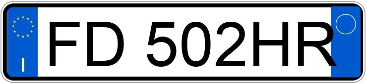 Numer rejestracyjny FD502HR posiada AUDI A5 1a serie