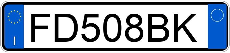 Numer rejestracyjny FD508BK posiada AUDI Q5 1a serie