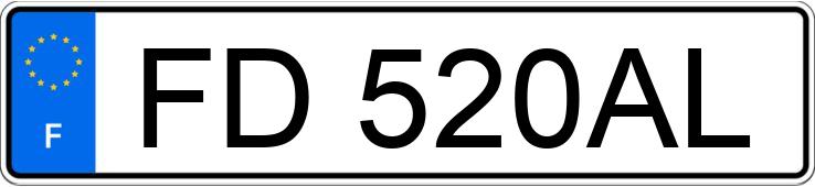 Numer rejestracyjny FD520AL posiada RENAULT MEGANE II