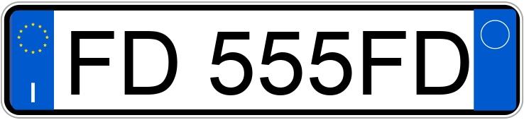 Numer rejestracyjny FD555FD posiada TOYOTA Aygo 2a serie