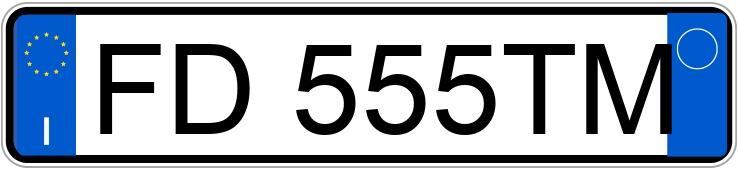 Numer rejestracyjny FD555TM posiada OPEL Karl