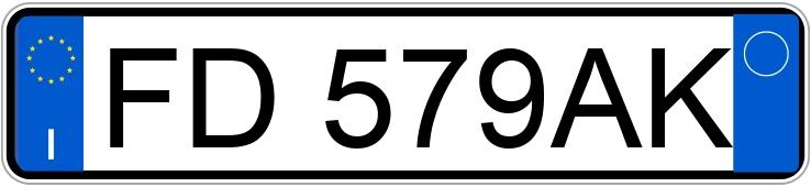 Numer rejestracyjny FD579AK posiada FIAT Punto 4a serie Numer rejestracyjny FD579AK posiada FIAT Punto 4a serie