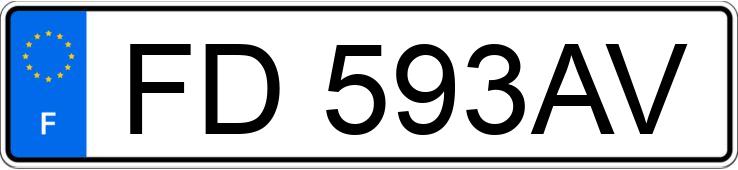 Numer rejestracyjny FD593AV posiada FIAT FIORINO